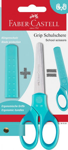 Faber-Castell School Scissors Grip, turquoise