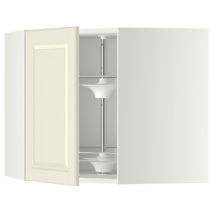 METOD Corner wall cabinet with carousel
