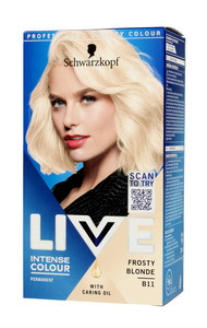 Schwarzkopf Live Intense Colour Permanent Hair Dye B11 Frosty Blonde