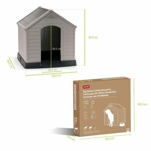 Curver Dog House 95x99x99 cm