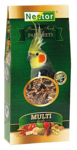 Nestor Multi-Taste Premium Food for Large Parakeets 500ml