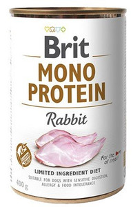 Brit Mono Protein Rabbit Canned Dog Food 400g