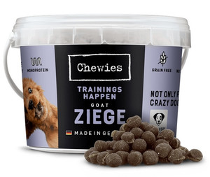 Chewies Trainings-Happen Goat Monoprotein Dog Treats 300g
