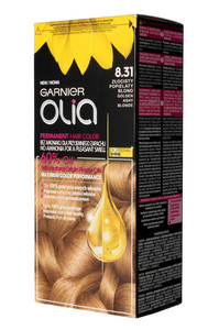Garnier Olia Permanent Hair Colour no. 8.31 Golden Ashy Blonde