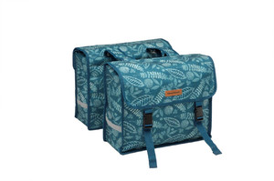 Newlooxs Bicycle Bag Forest Fiori Double, blue