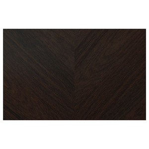 HEDEVIKEN Door/drawer front, dark brown stained oak veneer, 60x38 cm