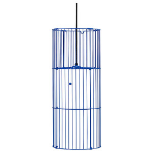 SOLVINDEN Pendant lamp, blue, 48 cm