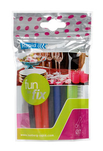 Rapid Glue Stick Coloured Fun to Fix 80g dia. 7mm