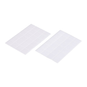 Diall Hook and Loop Squares Tape Velcro 25 x 25 mm 24pcs, white