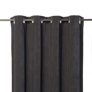 Curtain GoodHome Pahea 135x260cm, dark grey