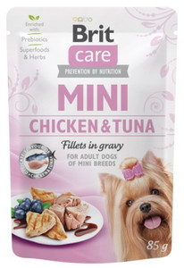 Brit Care Dog Mini Chicken & Tuna in Gravy Pouch 85g