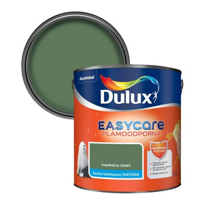 Dulux EasyCare Matt Latex Paint 2.5L, tropical green