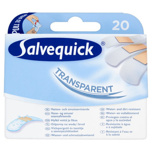 Salvequick Transparent Plasters 20pcs
