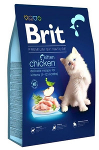 Brit Premium By Nature Cat Kitten Chicken Dry Food 300g