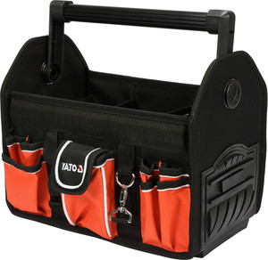 Yato Open Tool Box 13" with Handle 17 Pockets