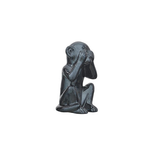 Decorative Figure Monkey Size S, dark grey