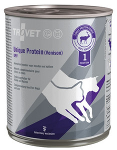 Trovet Unique Protein UPV Venison Wet Food for Dogs & Cats 800g
