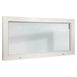 Utility Window ACO PVC 100 x 50 cm, white
