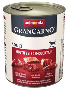 Animonda GranCarno Adult Multi Meat Cocktail Wet Dog Food 800g