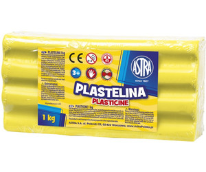 Astra Plasticine 1kg, lemon yellow