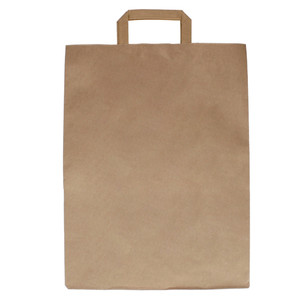 Paper Bag 420x320, soft, grey-beige, 25pcs