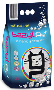 Cat Litter with Nano Silver Bazyl Ag+ Silica Gel 5L