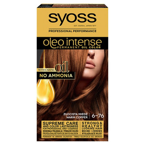 Schwarzkopf Syoss Hair Dye Oleo 6-76 Gold Copper