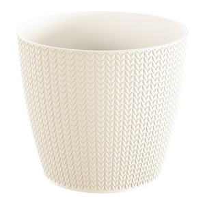 Plant Pot Wheaty 21.8 cm, light beige