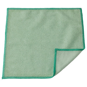 RINNIG Dish-cloth, green, 25x25 cm