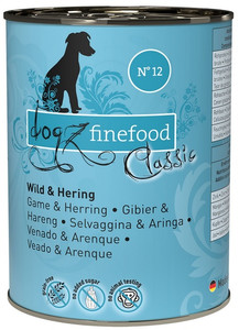 Dogz Finefood N.12 Game & Herring Wet Food 400g