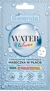 Bielenda Water Balance Intensively Moisturizing Face Mask Sheet Vegan 1pc