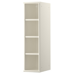 TORNVIKEN Open cabinet, off-white, 20 x 37 x 80 cm