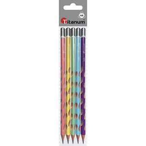 Titanum Technical Pencil HB with Eraser 5pcs