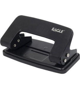 Hole Puncher 2-Hole Punch up to 8 Sheets, 6mm, black