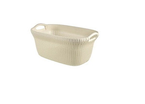 Curver Laundry Basket Knit 40l, beige