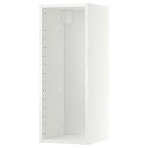 METOD Wall cabinet frame, white, 30x37x80 cm
