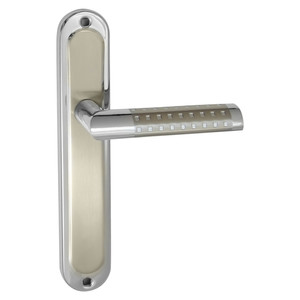 Ambition Door Handle Galactic, long, nickel/chrome