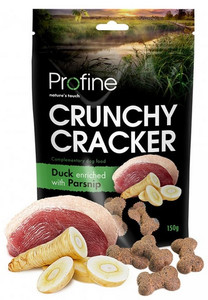 Profine Crunchy Cracker Dog Snack Duck & Parsnip 150g
