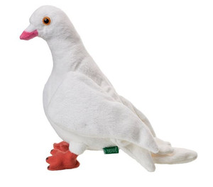 Beppe Soft Plush Toy Dove 20cm, white, 0+