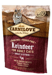 Carnilove Cat Food Reindeer Energy & Outdoor 400g