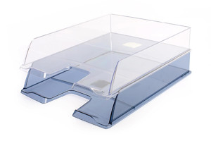 Esselte Plastic Letter Tray 1pc, smoked