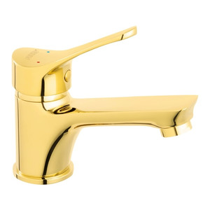 Ferro Wash-basin Mixer Tap Rico, gold