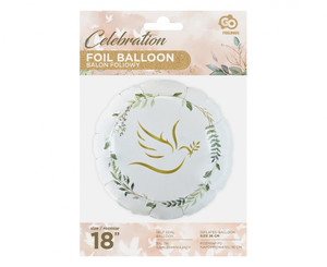 Foil Balloon Dove 36cm