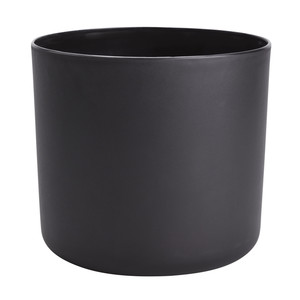 GoodHome Plant Pot 14 cm, black