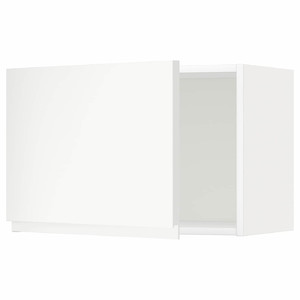 METOD Wall cabinet, white/Voxtorp matt white, 60x40 cm