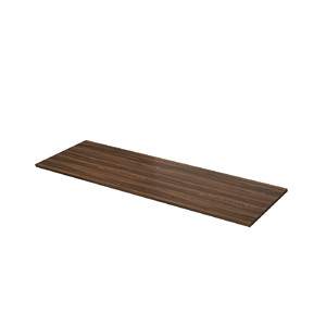 EKBACKEN Worktop, brown walnut effect/laminate, 246x2.8 cm