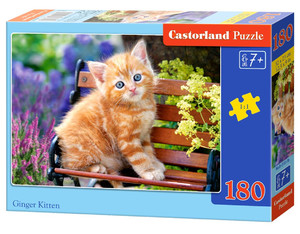 Castorland Children's Puzzle Ginger Kitten 180pcs 7+