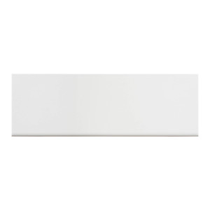 GoodHome Glazed TIle Plain 20 x 60 cm, white, 0.96 m2