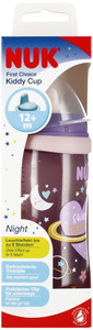 NUK First Choice Kiddy Cup Night 300ml 12m+, lilac