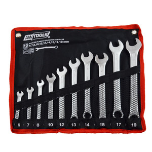 AW Combination Wrench Set 10pcs 6-19mm